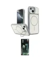 ieg™ iPhone 15 Kılıf İz Modern Prime - Siyah 360 Mat Full Body Arka Koruyucu