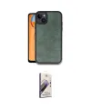 ieg™ iPhone 15 Kılıf Kıvılcım Işık Serisi - Siyah Bilvis 3D Mat Cam Ekran Koruyucu