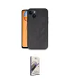 ieg™ iPhone 15 Kılıf Kıvılcım Işık Serisi - Siyah Bilvis 3D Mat Cam Ekran Koruyucu