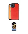 ieg™ iPhone 15 Kılıf Kıvılcım Işık Serisi - Siyah Buffer Hayalet Cam Ekran Koruyucu