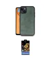 ieg™ iPhone 15 Kılıf Kıvılcım Işık Serisi - Siyah Buffer Hayalet Cam Ekran Koruyucu