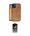 ieg™ iPhone 15 Kılıf Kıvılcım Işık Serisi - Siyah Buffer Hayalet Cam Ekran Koruyucu