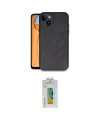ieg™ iPhone 15 Kılıf Kıvılcım Işık Serisi - Siyah Polymer Nano Ekran Koruyucu