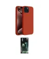 ieg™ iPhone 15 Kılıf Kozmos Yansıma Özel Seri - Şeffaf 360 Full Body Arka Koruyucu