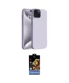 ieg™ iPhone 15 Kılıf Kozmos Yansıma Özel Seri - Siyah Buffer Hayalet Cam Ekran Koruyucu