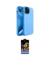 ieg™ iPhone 15 Kılıf Kozmos Yansıma Özel Seri - Siyah Buffer Hayalet Cam Ekran Koruyucu