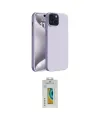 ieg™ iPhone 15 Kılıf Kozmos Yansıma Özel Seri - Siyah Polymer Nano Ekran Koruyucu