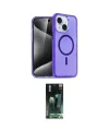 ieg™ iPhone 15 Kılıf Nova Asil Prime - Siyah 360 Mat Full Body Arka Koruyucu