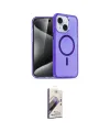 ieg™ iPhone 15 Kılıf Nova Asil Prime - Siyah Bilvis 3D Mat Cam Ekran Koruyucu