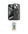 ieg™ iPhone 15 Kılıf Nova Asil Prime - Siyah Polymer Nano Ekran Koruyucu