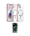 ieg™ iPhone 15 Kılıf Nova Işık Özel Seri - Siyah 360 Mat Full Body Arka Koruyucu