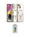 ieg™ iPhone 15 Kılıf Nova Işık Özel Seri - Siyah Polymer Nano Ekran Koruyucu