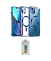 ieg™ iPhone 15 Kılıf Nova Işık Özel Seri - Siyah Polymer Nano Ekran Koruyucu