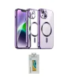 ieg™ iPhone 15 Kılıf Nova Işık Özel Seri - Siyah Polymer Nano Ekran Koruyucu