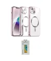 ieg™ iPhone 15 Kılıf Nova Işık Özel Seri - Siyah Polymer Nano Ekran Koruyucu