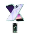 ieg™ iPhone 15 Kılıf Nova Işık Serisi - Şeffaf 360 Full Body Arka Koruyucu
