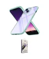 ieg™ iPhone 15 Kılıf Nova Işık Serisi - Siyah Bilvis 3D Mat Cam Ekran Koruyucu