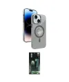 ieg™ iPhone 15 Kılıf Nova Modern Prime - Şeffaf 360 Full Body Arka Koruyucu