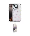 ieg™ iPhone 15 Kılıf Odak Prime - Siyah Bilvis 3D Mat Cam Ekran Koruyucu
