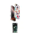 ieg™ iPhone 15 Kılıf Siluet Doku - Şeffaf 360 Full Body Arka Koruyucu