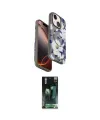 ieg™ iPhone 15 Kılıf Siluet Doku - Şeffaf 360 Full Body Arka Koruyucu