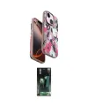 ieg™ iPhone 15 Kılıf Siluet Doku - Şeffaf 360 Full Body Arka Koruyucu