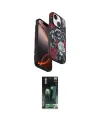 ieg™ iPhone 15 Kılıf Siluet Doku - Şeffaf 360 Full Body Arka Koruyucu