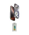 ieg™ iPhone 15 Kılıf Siluet Doku - Siyah Polymer Nano Ekran Koruyucu