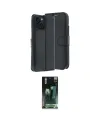 ieg™ iPhone 15 Kılıf Siluet Işık Serisi - Siyah 360 Mat Full Body Arka Koruyucu