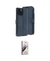 ieg™ iPhone 15 Kılıf Siluet Işık Serisi - Siyah Bilvis 3D Mat Cam Ekran Koruyucu