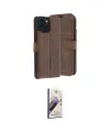 ieg™ iPhone 15 Kılıf Siluet Işık Serisi - Siyah Bilvis 3D Mat Cam Ekran Koruyucu