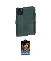 ieg™ iPhone 15 Kılıf Siluet Işık Serisi - Siyah Buffer Hayalet Cam Ekran Koruyucu