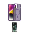 ieg™ iPhone 15 Kılıf Siluet Minimal Prime - Şeffaf 360 Full Body Arka Koruyucu
