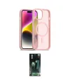 ieg™ iPhone 15 Kılıf Siluet Minimal Prime - Şeffaf 360 Full Body Arka Koruyucu