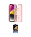 ieg™ iPhone 15 Kılıf Siluet Minimal Prime - Siyah Buffer Hayalet Cam Ekran Koruyucu