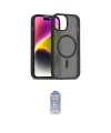 ieg™ iPhone 15 Kılıf Siluet Minimal Prime - Siyah Joko Magic 5D Cam