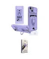 ieg™ iPhone 15 Kılıf Vadi Form Prime - Siyah Bilvis 3D Mat Cam Ekran Koruyucu