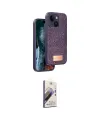 ieg™ iPhone 15 Kılıf Vadi Klasik Serisi - Siyah Bilvis 3D Mat Cam Ekran Koruyucu