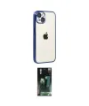 ieg™ iPhone 15 Kılıf Vadi Minimal - Siyah 360 Mat Full Body Arka Koruyucu