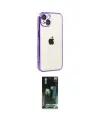ieg™ iPhone 15 Kılıf Vadi Minimal - Siyah 360 Mat Full Body Arka Koruyucu