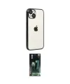 ieg™ iPhone 15 Kılıf Vadi Minimal - Siyah 360 Mat Full Body Arka Koruyucu