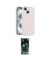 ieg™ iPhone 15 Kılıf Yankı Form Serisi - Şeffaf 360 Full Body Arka Koruyucu