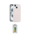 ieg™ iPhone 15 Kılıf Yankı Form Serisi - Siyah Polymer Nano Ekran Koruyucu