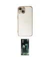 ieg™ iPhone 15 Kılıf Yankı Serisi - Şeffaf 360 Full Body Arka Koruyucu