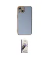ieg™ iPhone 15 Kılıf Yankı Serisi - Siyah Bilvis 3D Mat Cam Ekran Koruyucu