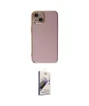 ieg™ iPhone 15 Kılıf Yankı Serisi - Siyah Bilvis 3D Mat Cam Ekran Koruyucu