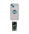 ieg™ iPhone 15 Kılıf Yörünge Çizgi - Şeffaf 360 Full Body Arka Koruyucu