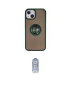 ieg™ iPhone 15 Kılıf Yörünge Çizgi - Siyah Joko Magic 5D Cam