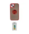 ieg™ iPhone 15 Kılıf Yörünge Çizgi - Siyah Polymer Nano Ekran Koruyucu