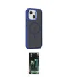 ieg™ iPhone 15 Kılıf Yörünge Klasik - Şeffaf 360 Full Body Arka Koruyucu